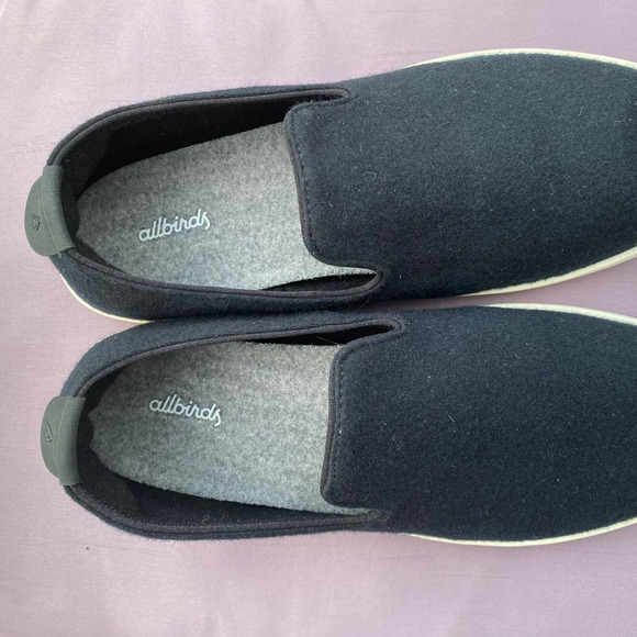 All Birds Wool Loungers Slip On Black Men's Size 11 Shoe 0421 NV1 MSRP $125 - Picture 11 of 12